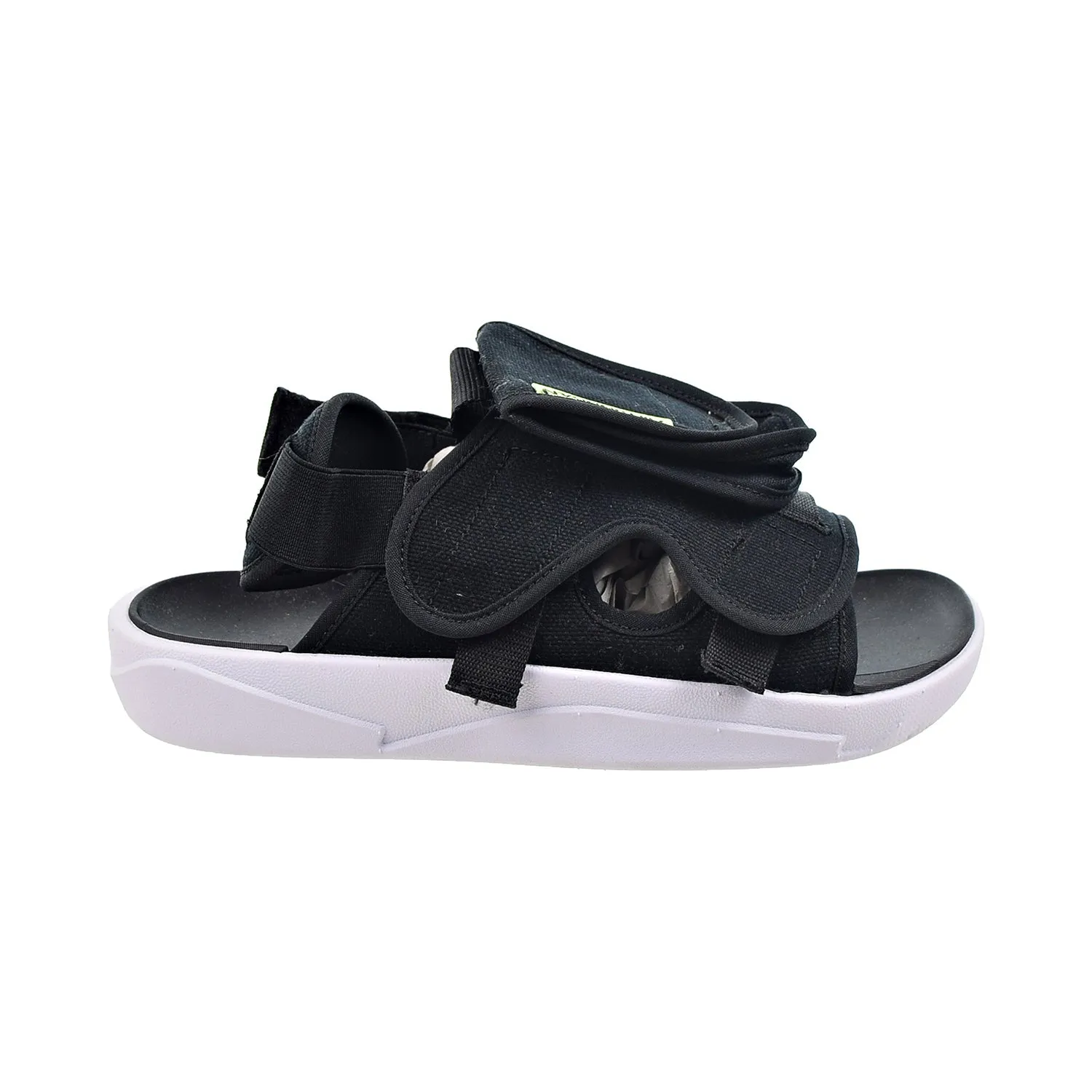 Jordan LS Men's Slide Sandals Black-White-Ghost Green