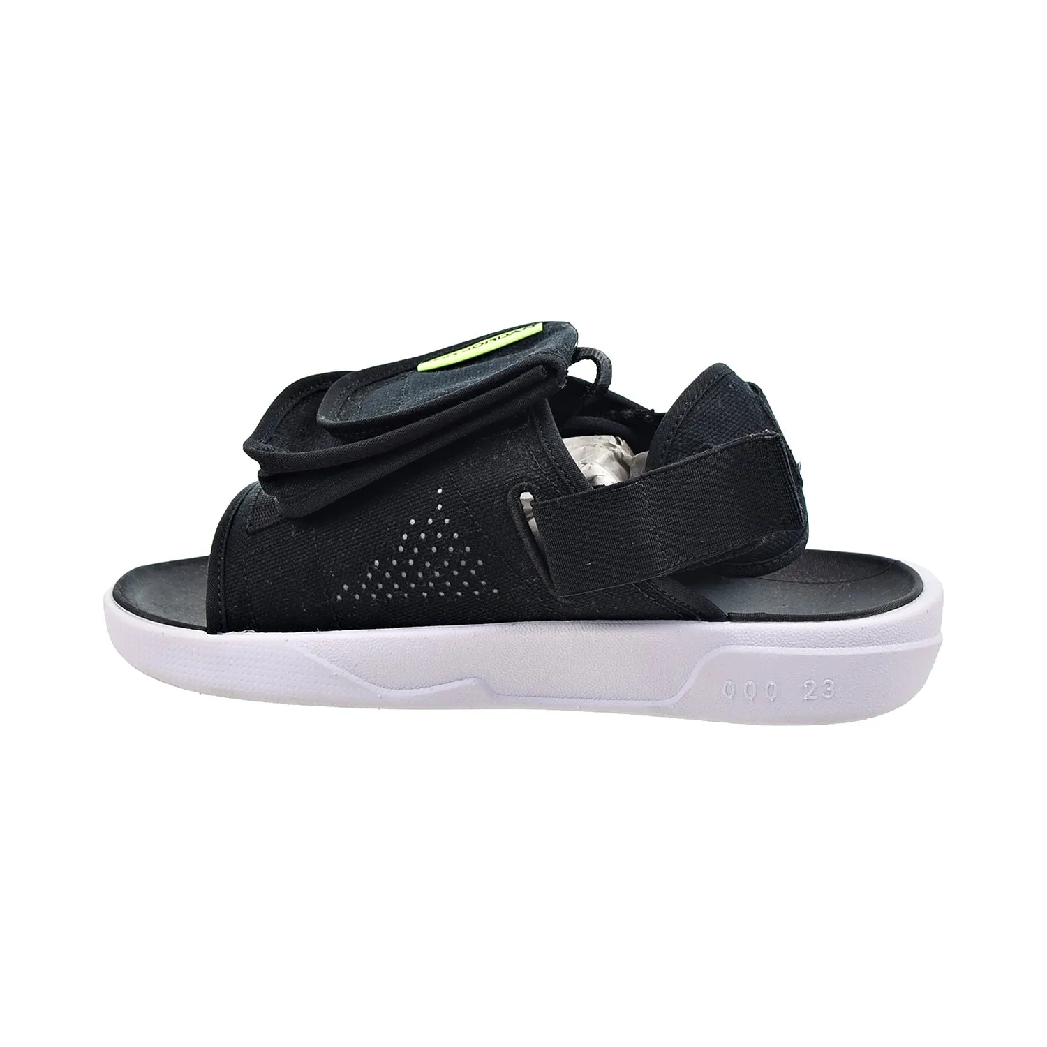 Jordan LS Men's Slide Sandals Black-White-Ghost Green