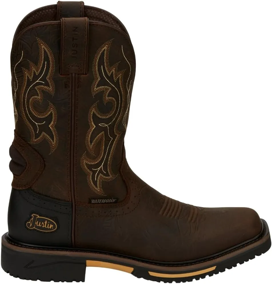 Justin Men's SE4624 Joist 11" Waterproof Western Work Boot