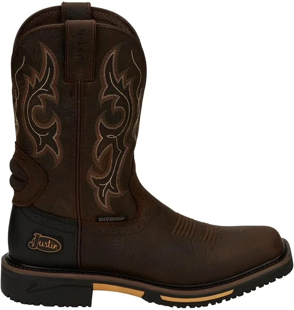 Justin Men's SE4624 Joist 11" Waterproof Western Work Boot