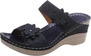Ladmiple Orthopedic Slippers For Women Flat Feet Arch Support Flip Flops Soft Summer Dressy Comfortable Orthotic Sandals