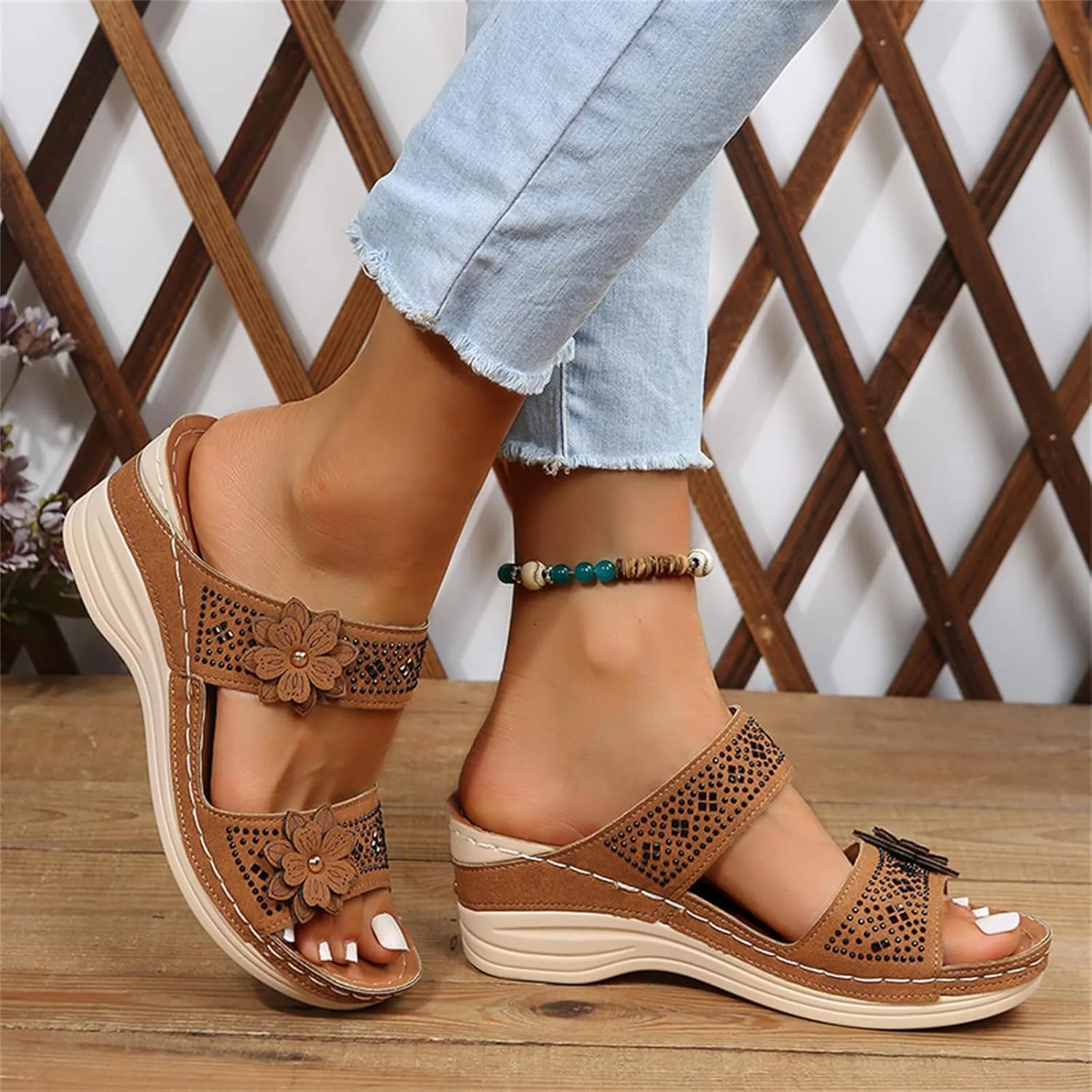 Ladmiple Womens Sandals For Plantar Fasciitis Support Orthopedic Flip Flops Soft Summer Dressy Comfortable Orthotic Slides