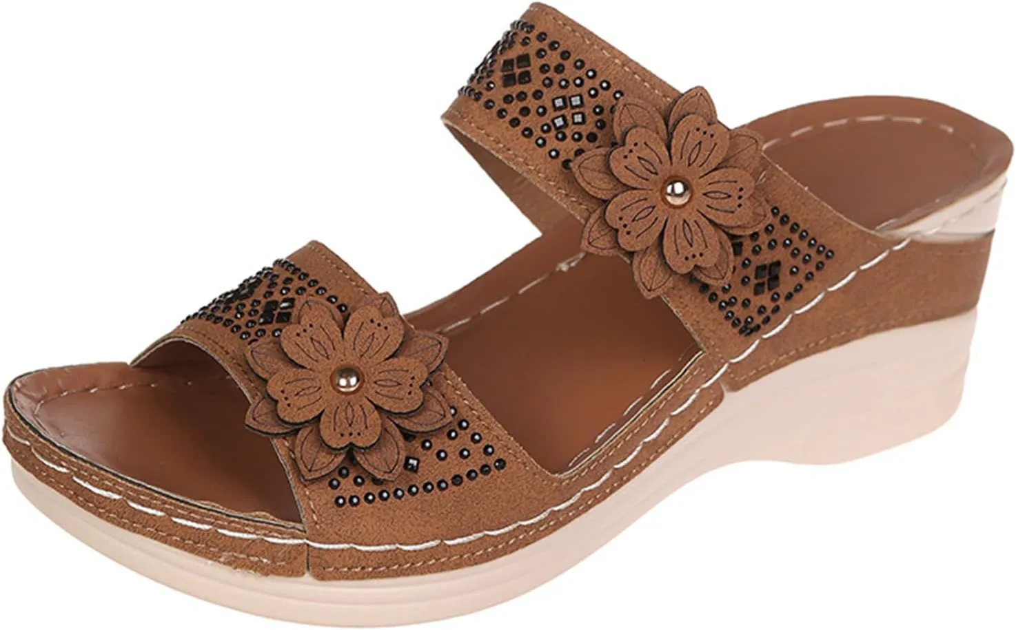 Ladmiple Womens Sandals For Plantar Fasciitis Support Orthopedic Flip Flops Soft Summer Dressy Comfortable Orthotic Slides