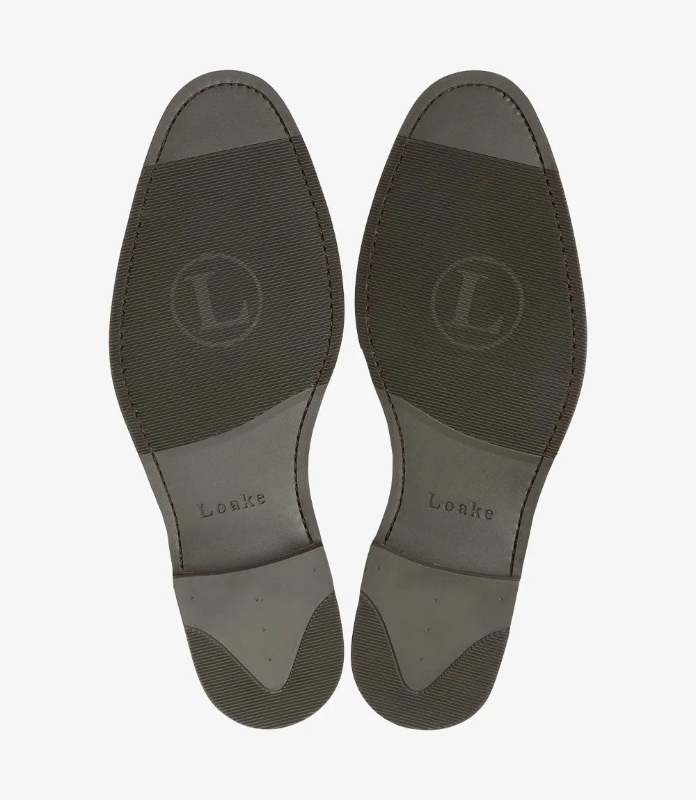 LOAKE Imperial Loafer (G Wide) - Black Polished Calf
