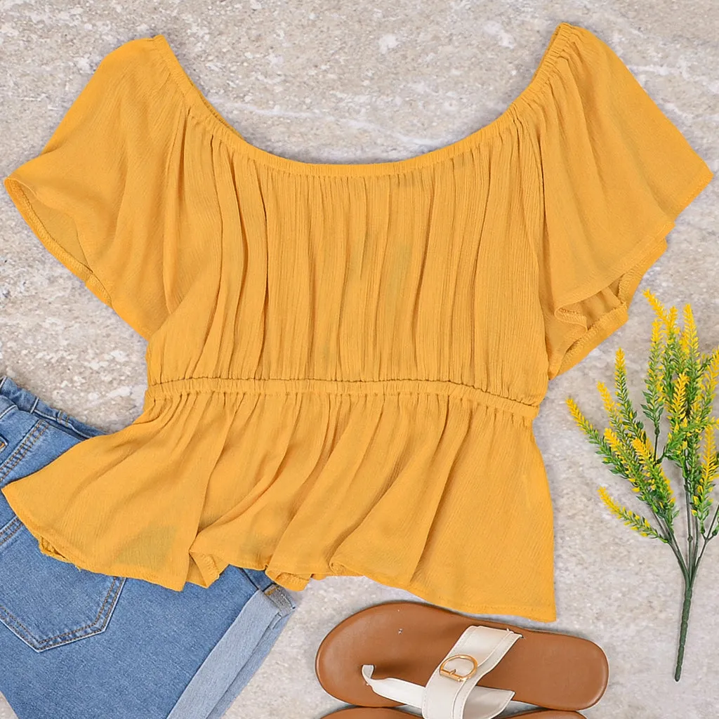 Love Gathered Summer Blouse
