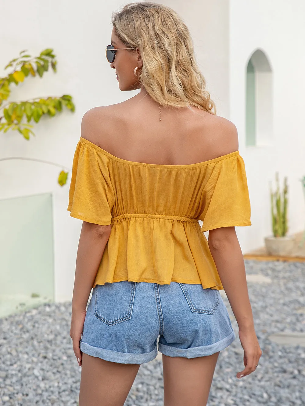 Love Gathered Summer Blouse