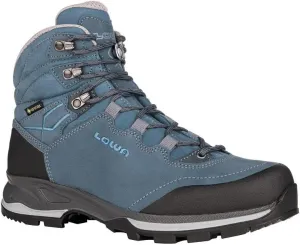LOWA Lady Light GTX Waterproof Hiking Boots, blue, 12 US