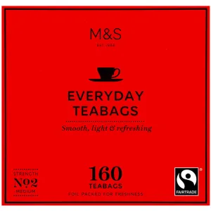 M&S Everyday Tea 160 Tea Bags 500g