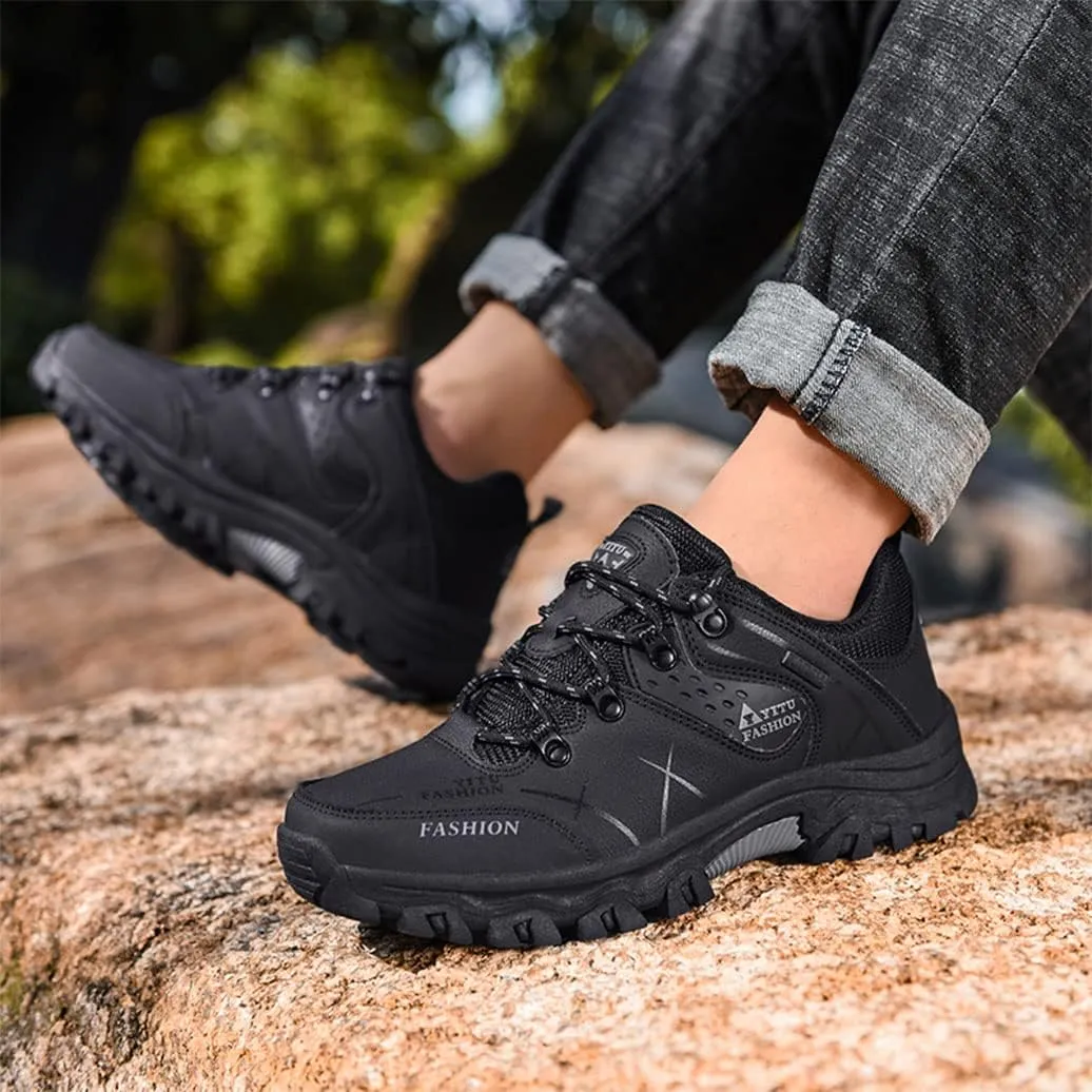Mens Hiking Sneakers Outdoor Low Top Trekking Boots Lightweight Backpacking Walking Camping Shoes