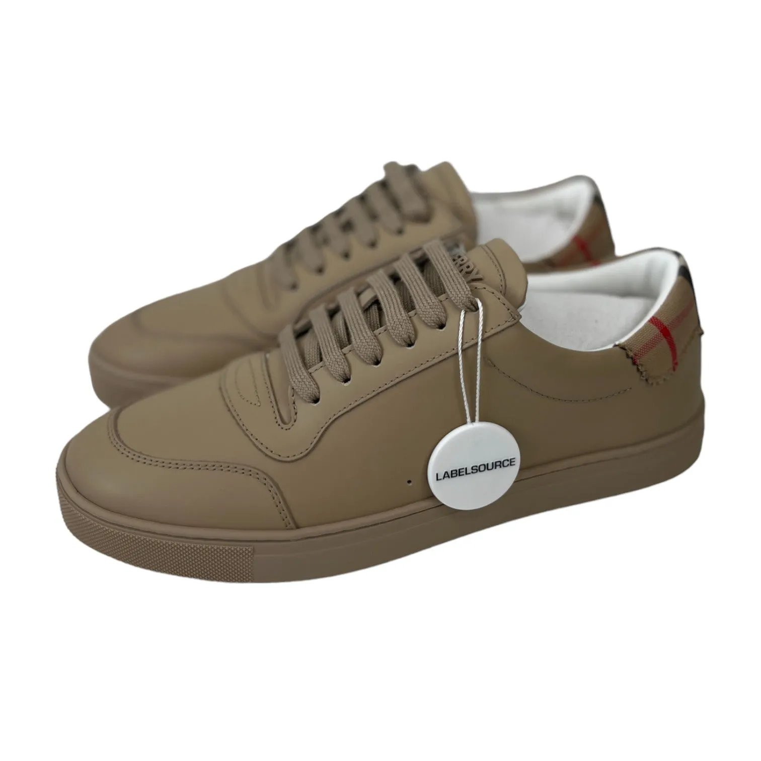Men's Vintage Check Low Trainers Beige Size EU 40 / UK 6