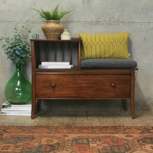 Mid Century Chippy Heath Telephone Seat – 2401b