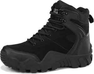 Military Tactical Boots for Men Waterproof Hiking Boots Mid Ankle Trekking Outdoor Trekking Combat Boots