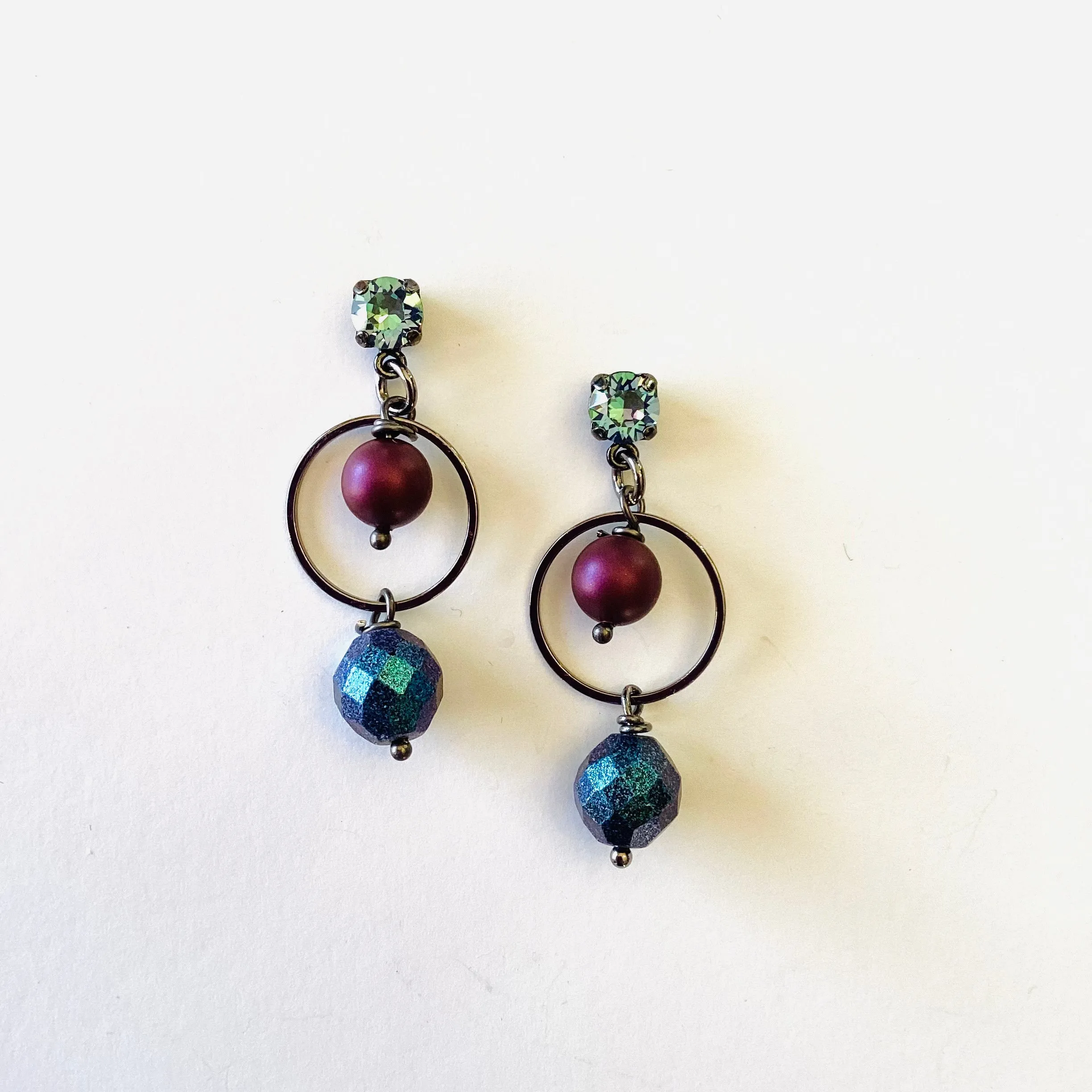 Mulberry Floating Earrings