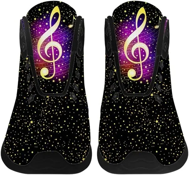 Music Shoes for Women Men Music Note High Top Sneakers High Top Shoes Gifts for Men Women