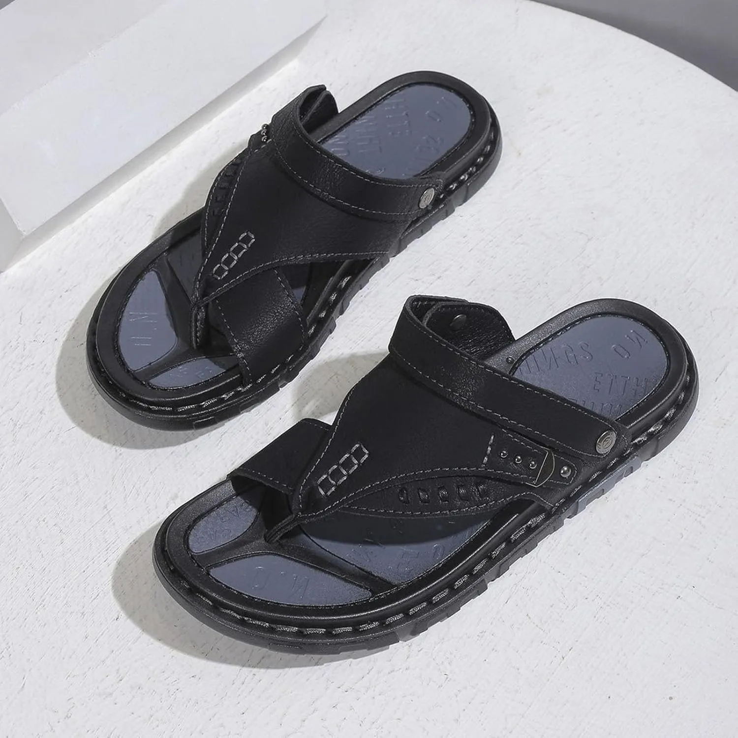 Non-Slip Bunion Corrector Sandals Men, Soft Cushion Walking Men's Sandals Bunion Relief