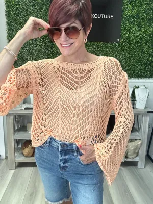 Open Knit Summer Vibes Sweater