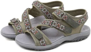 Orthopedic Sandals for Women,Womens Hiking Comfortable Walking Sandals Athletic Water Sandal with Adjustable Straps