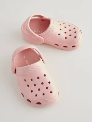 Pink Rust Wide Fit (G) Clogs Sandals