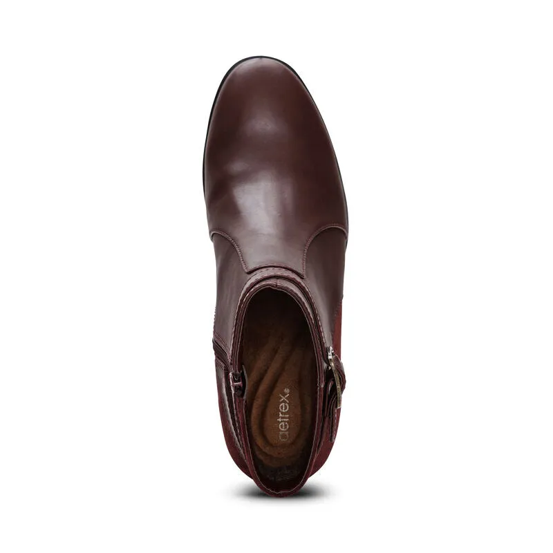 Rebecca Heel Boot in Burgundy