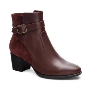 Rebecca Heel Boot in Burgundy