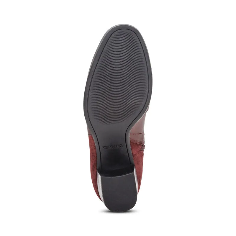 Rebecca Heel Boot in Burgundy