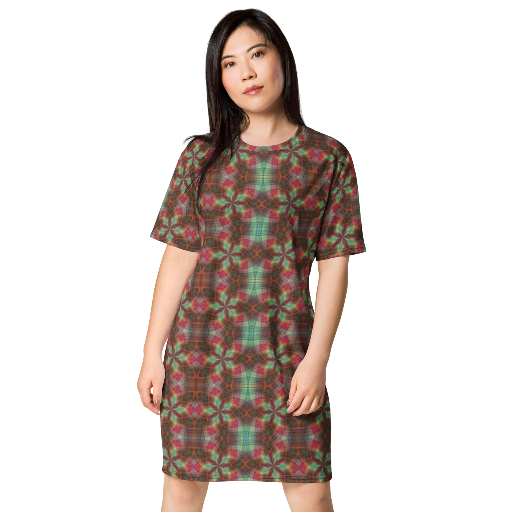 Recursia Argyle Rewired II T-Shirt Dress