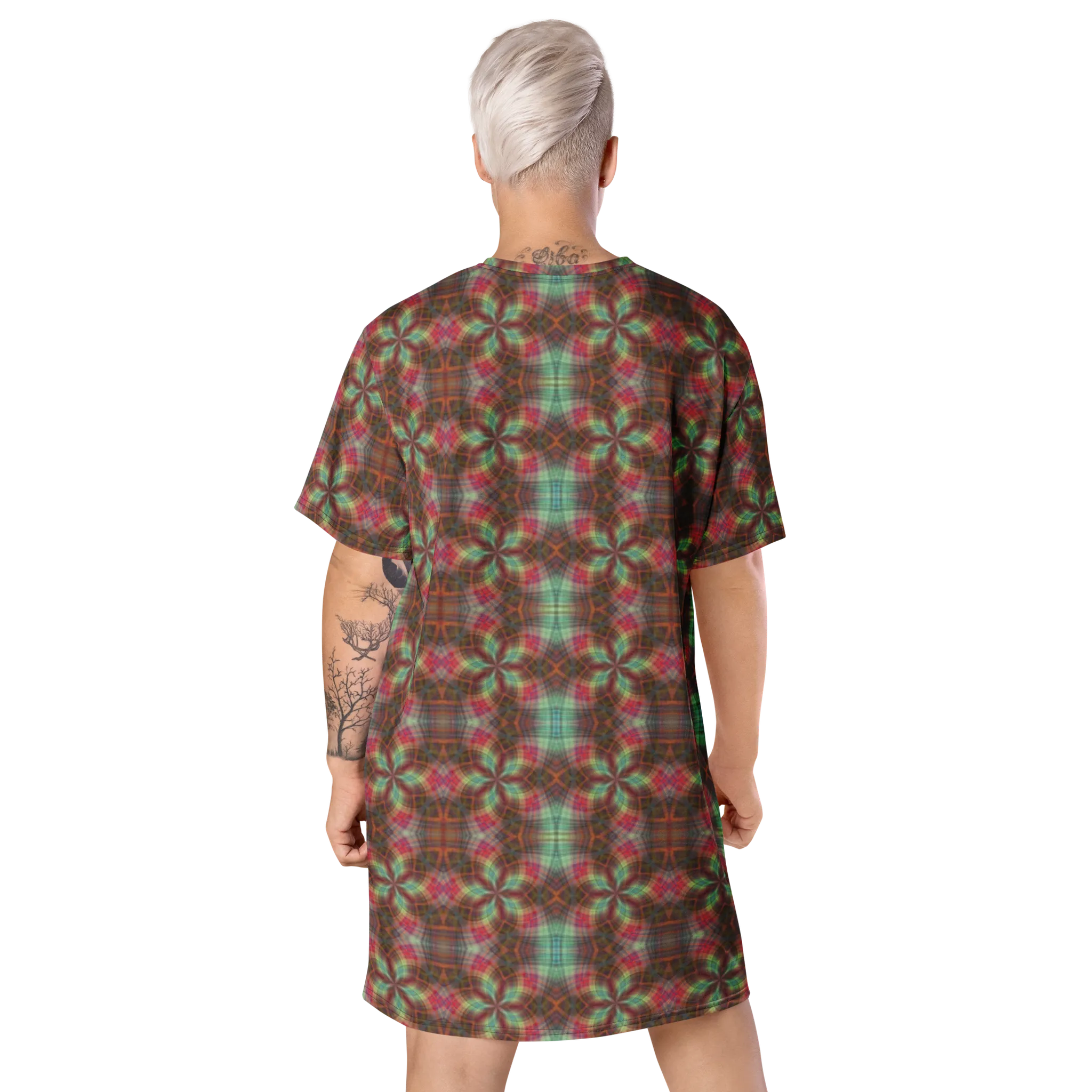 Recursia Argyle Rewired II T-Shirt Dress
