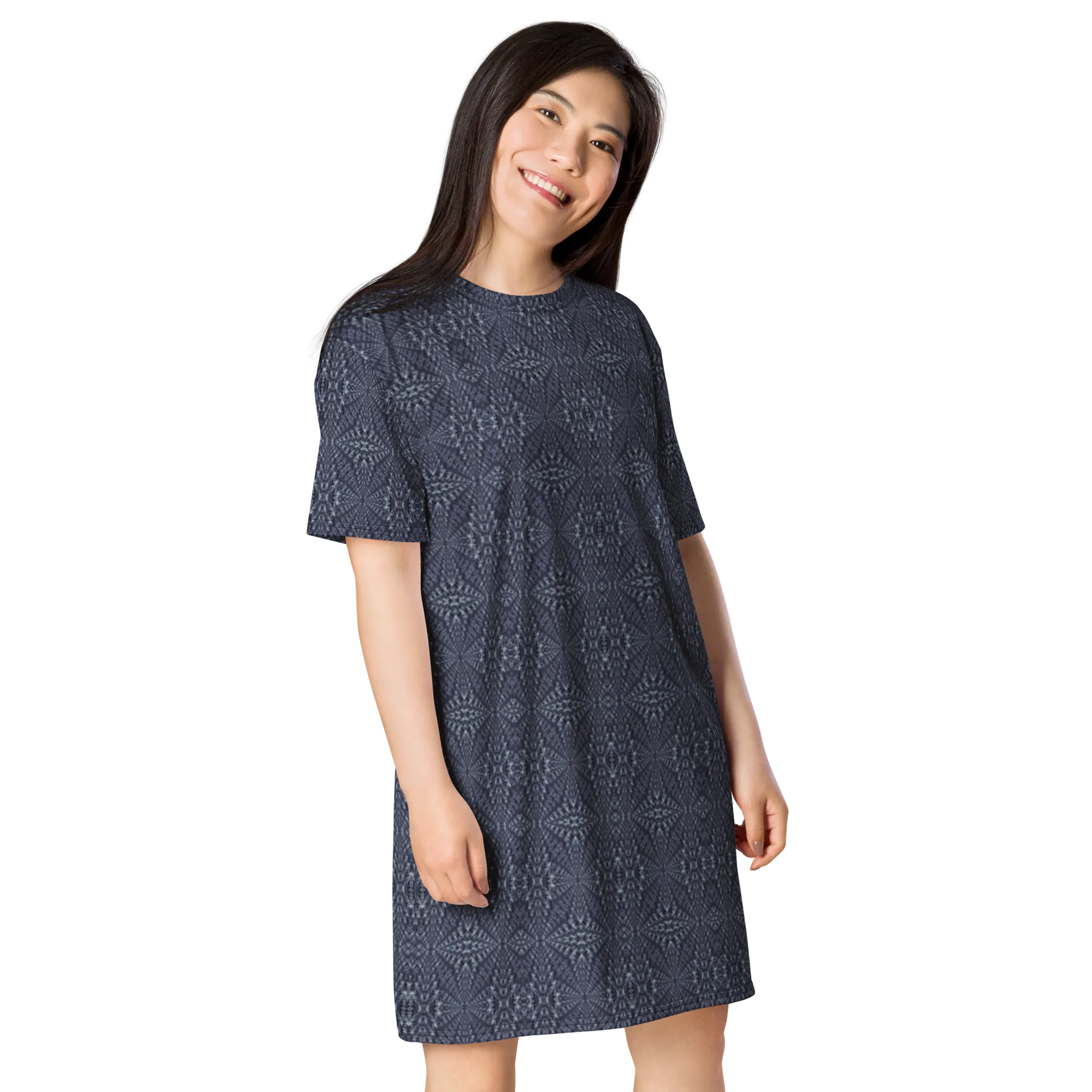Recursia Fabrique Unknown T-Shirt Dress In Blue