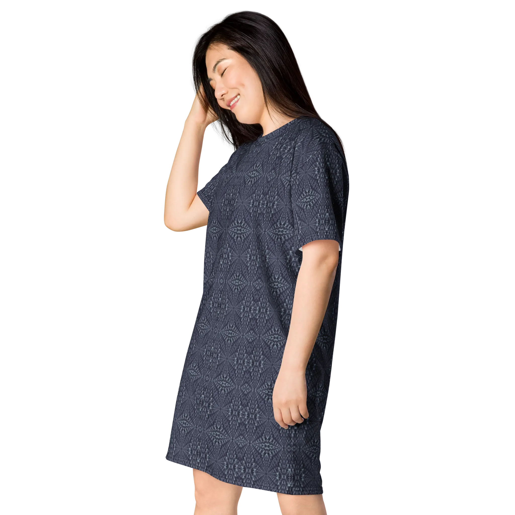 Recursia Fabrique Unknown T-Shirt Dress In Blue