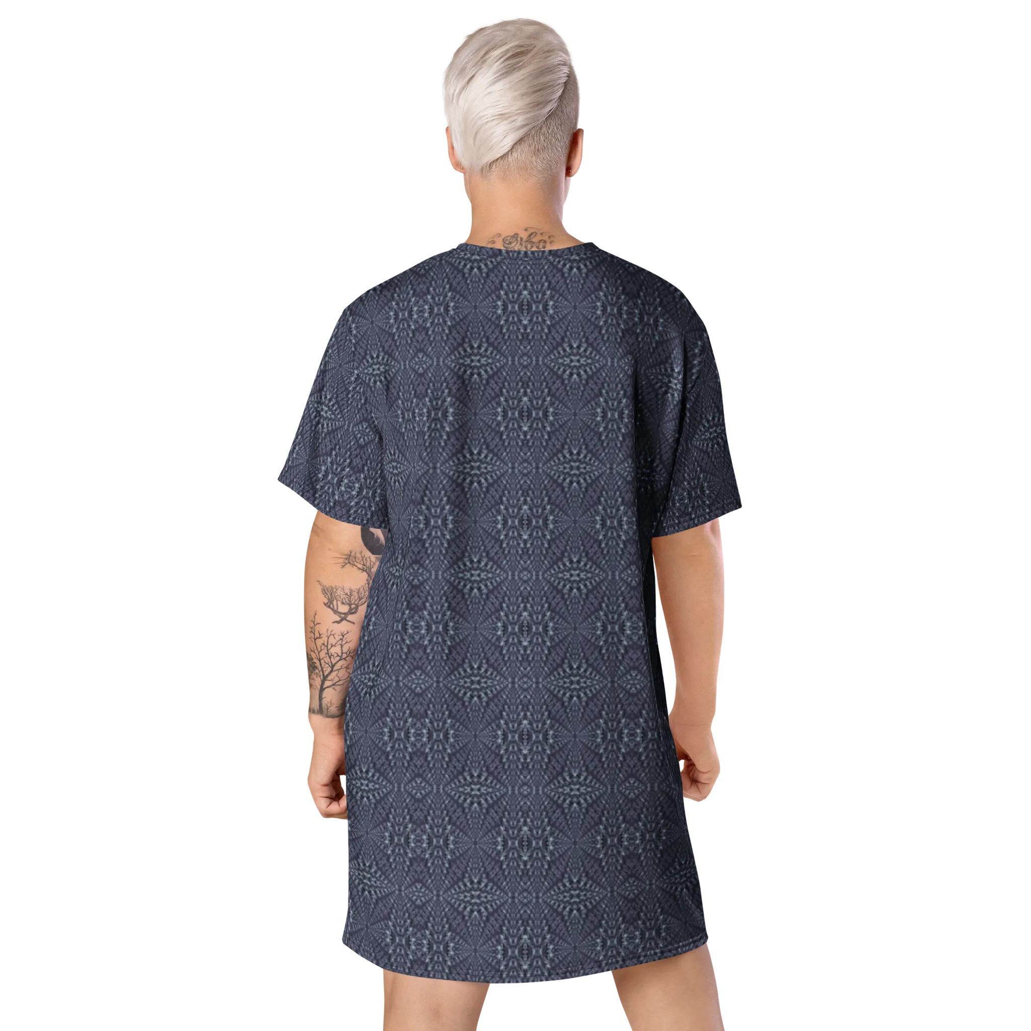 Recursia Fabrique Unknown T-Shirt Dress In Blue