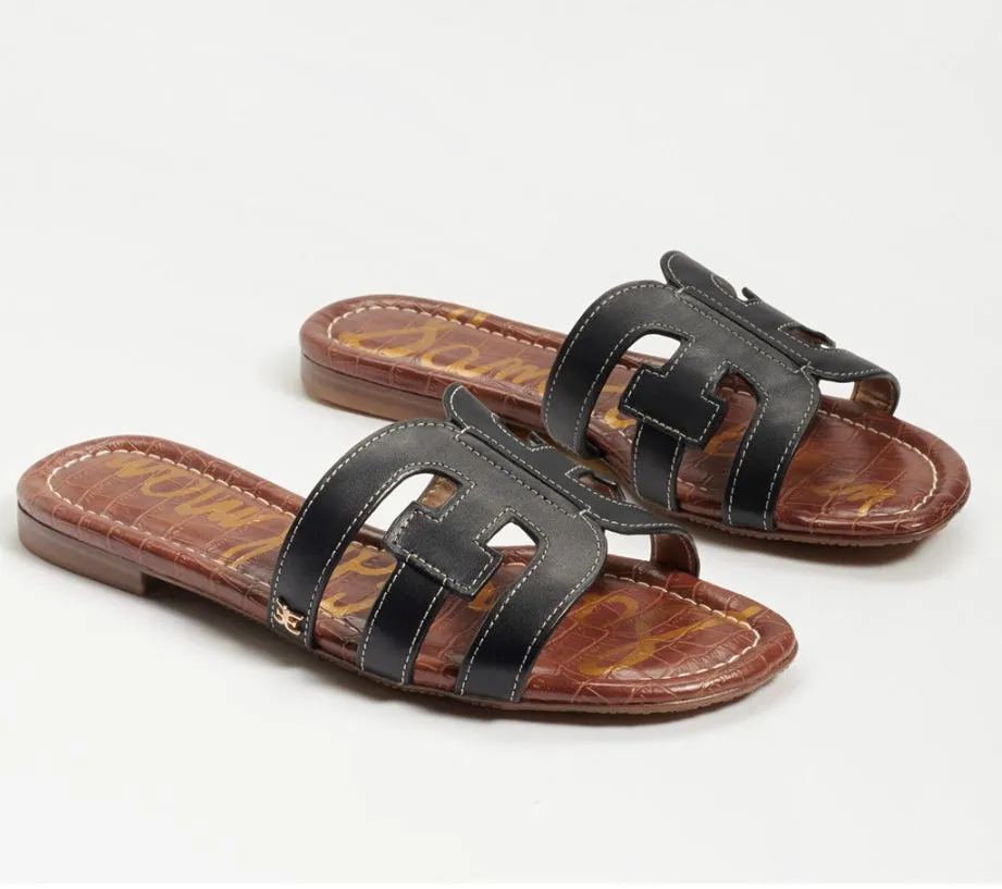 Sam Edelman: Bay Sandals in Black Leather