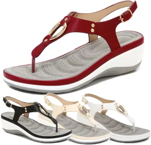 Samee704 Orthopedic Sandals for Women Arch Support Womens Soft Cushion Flip Flops Thong Sandals Slippers Belardy Sandals