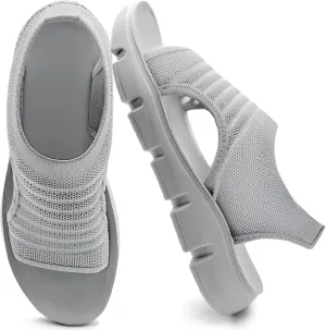 Sandals for Women 2025 Outdoor Hiking Walking Shoes Comfortable Summer Beach Ladies Flat Footwear