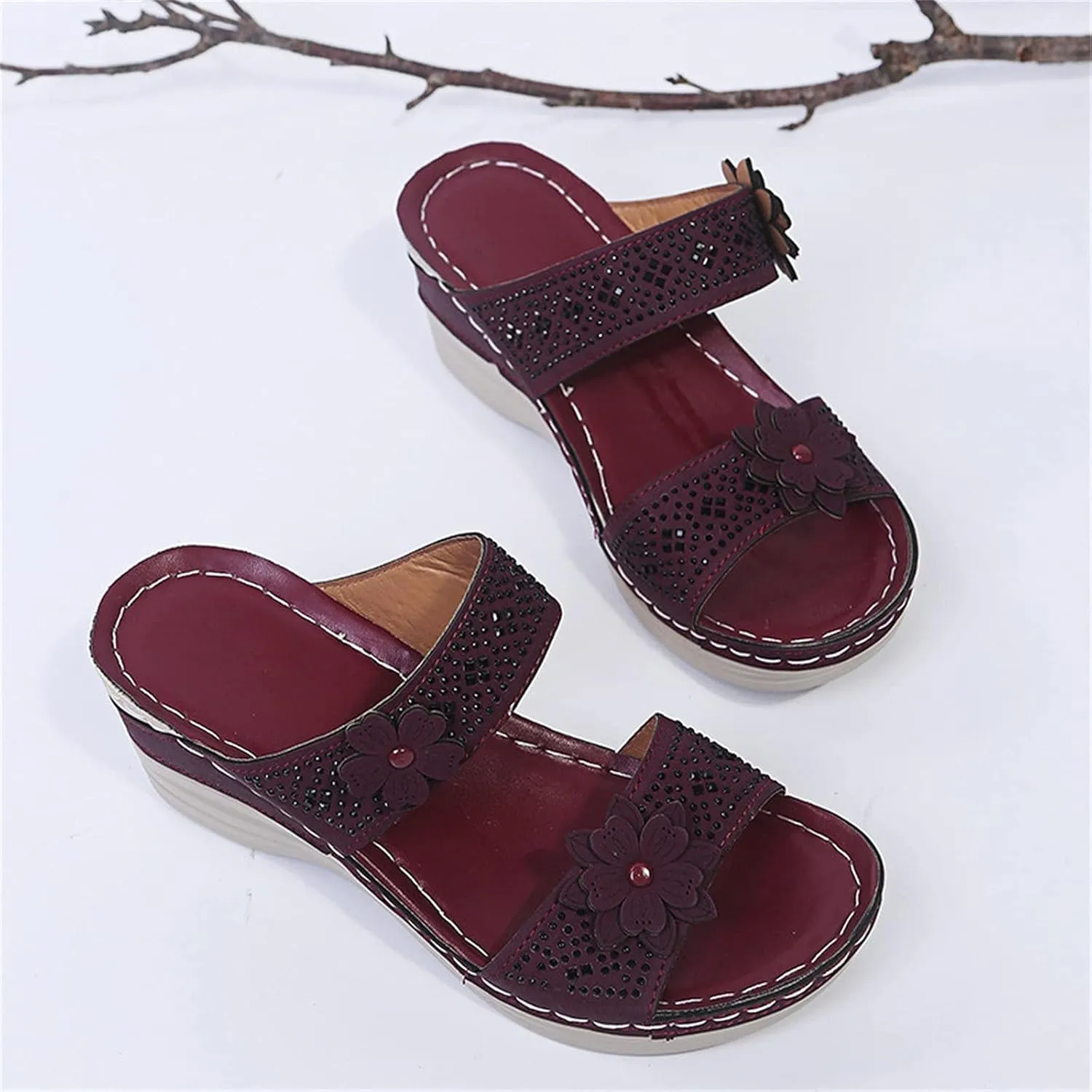 Sandals Wedge for Women Orthopedic Sandals for Women Soft Summer Shoes for Womens 2025 Women's Sandal Dressy