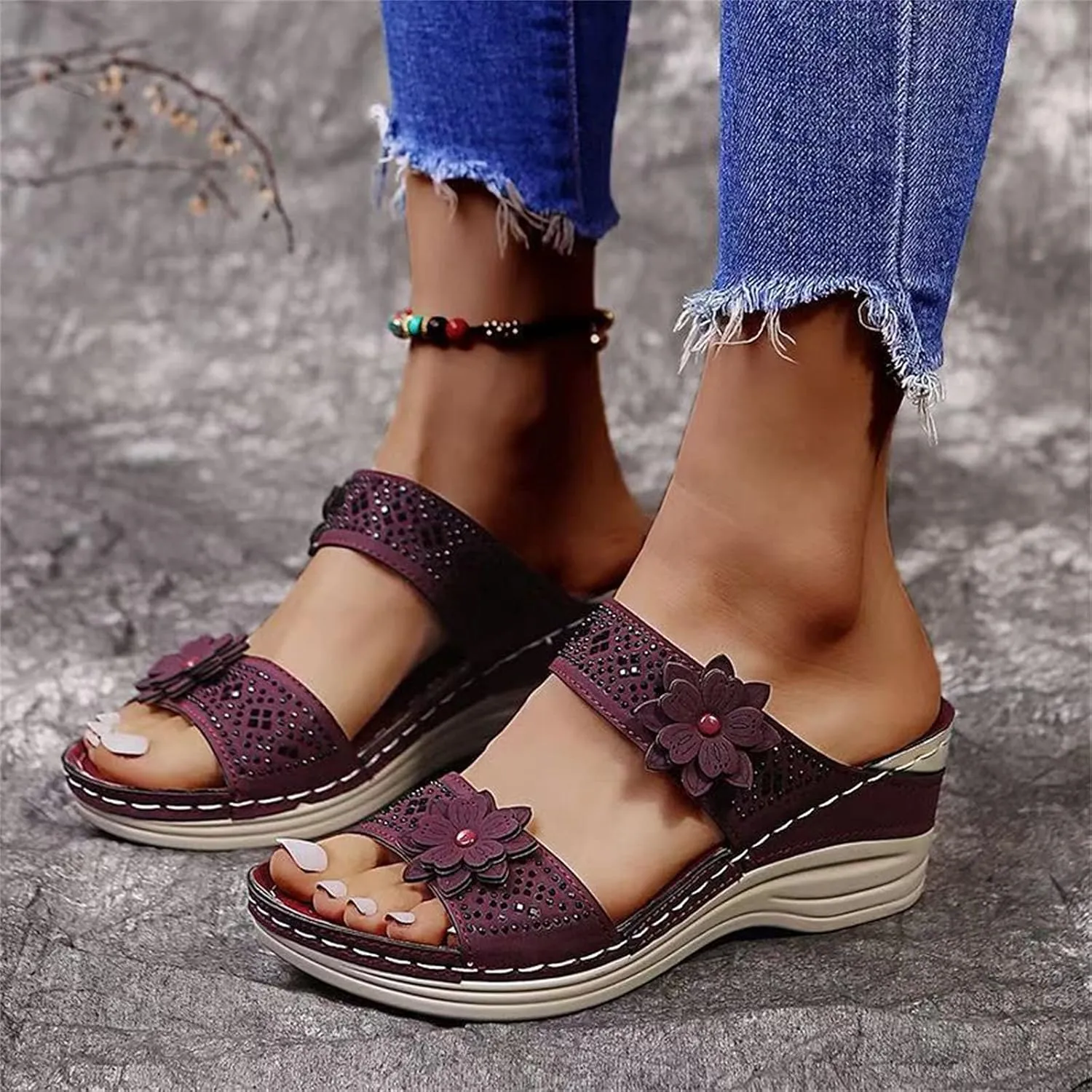 Sandals Wedge for Women Orthopedic Sandals for Women Soft Summer Shoes for Womens 2025 Women's Sandal Dressy