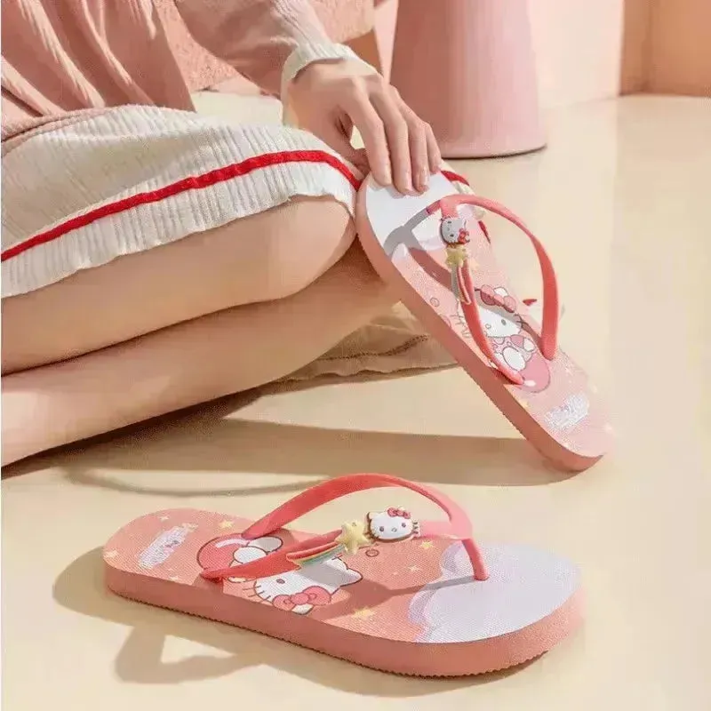 Sanrio Beachside Thick Soled Flip Flops