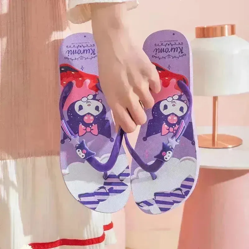Sanrio Beachside Thick Soled Flip Flops