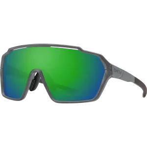 Shift MAG - Matte Cement/ChromaPop Green Mirror Lens