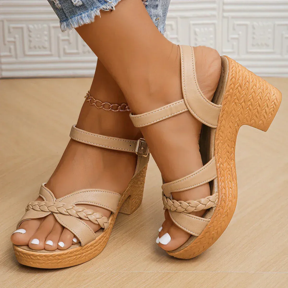 Sophie® | Orthopaedic Mid Heel Sandals