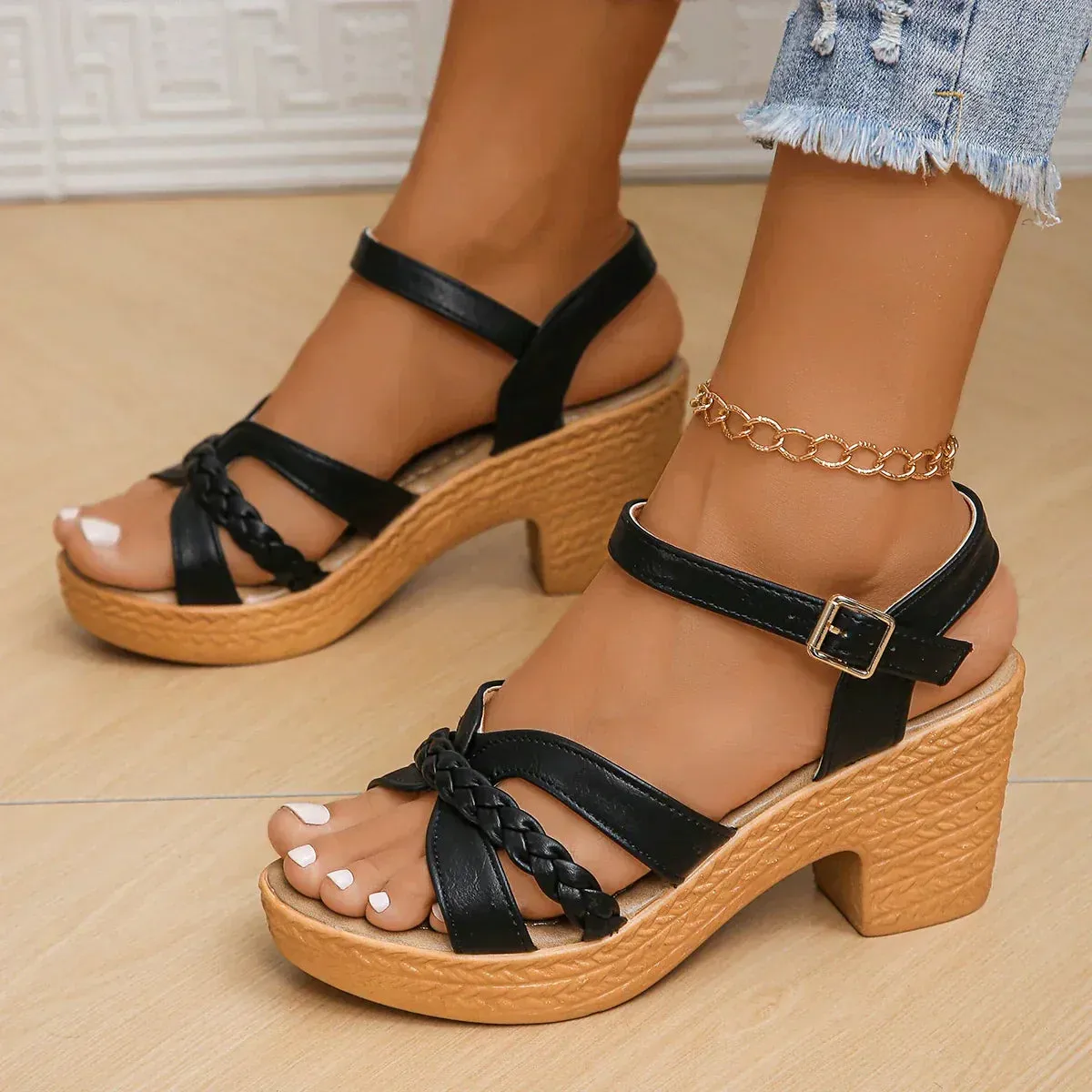 Sophie® | Orthopaedic Mid Heel Sandals