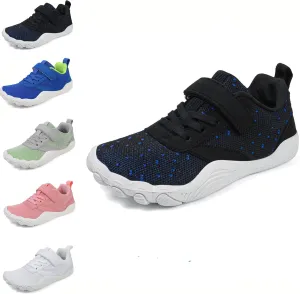 Toddler/Little/Big Kid Barefoot Shoes Boys Trail Running Shoes,Boys Girls Minimalist Athletic Hiking Sneakers,with Wide Toe Box & Zero Drop Sole