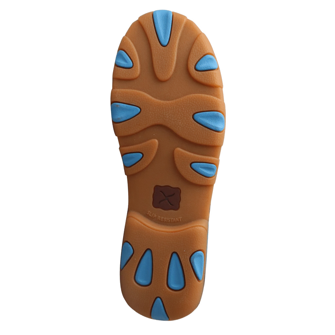 TWISTED X WOMEN'S DRIVING MOCCASINS MULTI CANVAS WDM0097