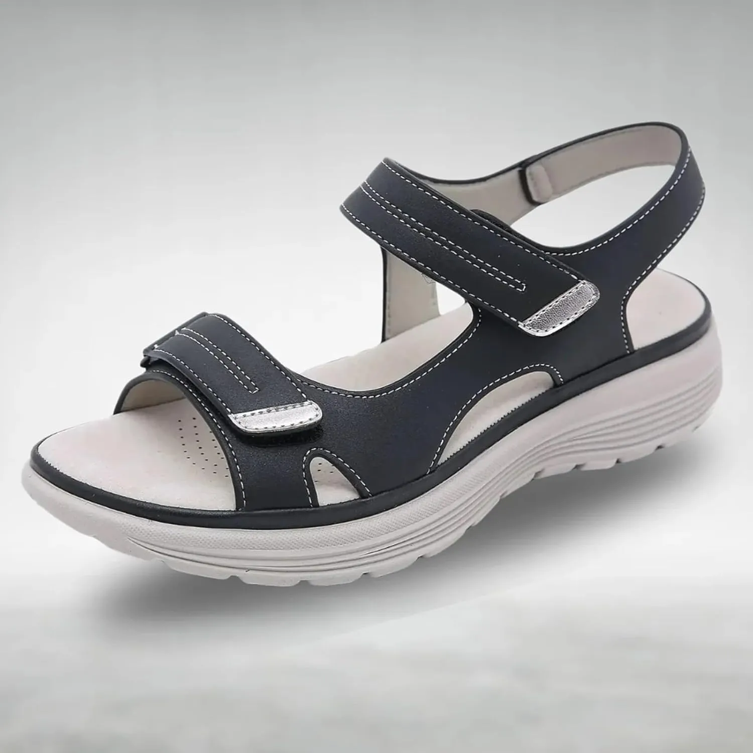 Walking Sandals Women Comfort Fashion Athletic Sandals Outdoor Hiking Arch Support Slingback Orthopedic Soft Shoes