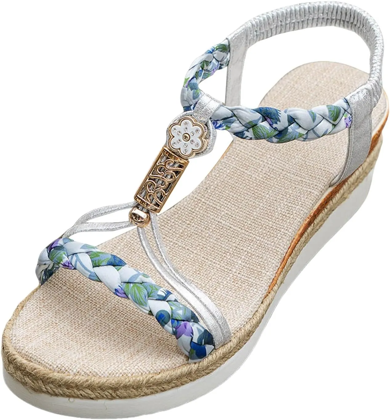 Wedge Sandals for Women Womens Wedge Sandals Arch Support Comfortable Casual Sandal Beach Soft Summer