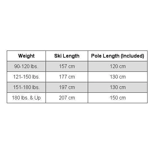 Whitewoods Adult NNN Nordic Cross Country Skis Binding Boots Poles Package 197cm, 151-180lbs (43)