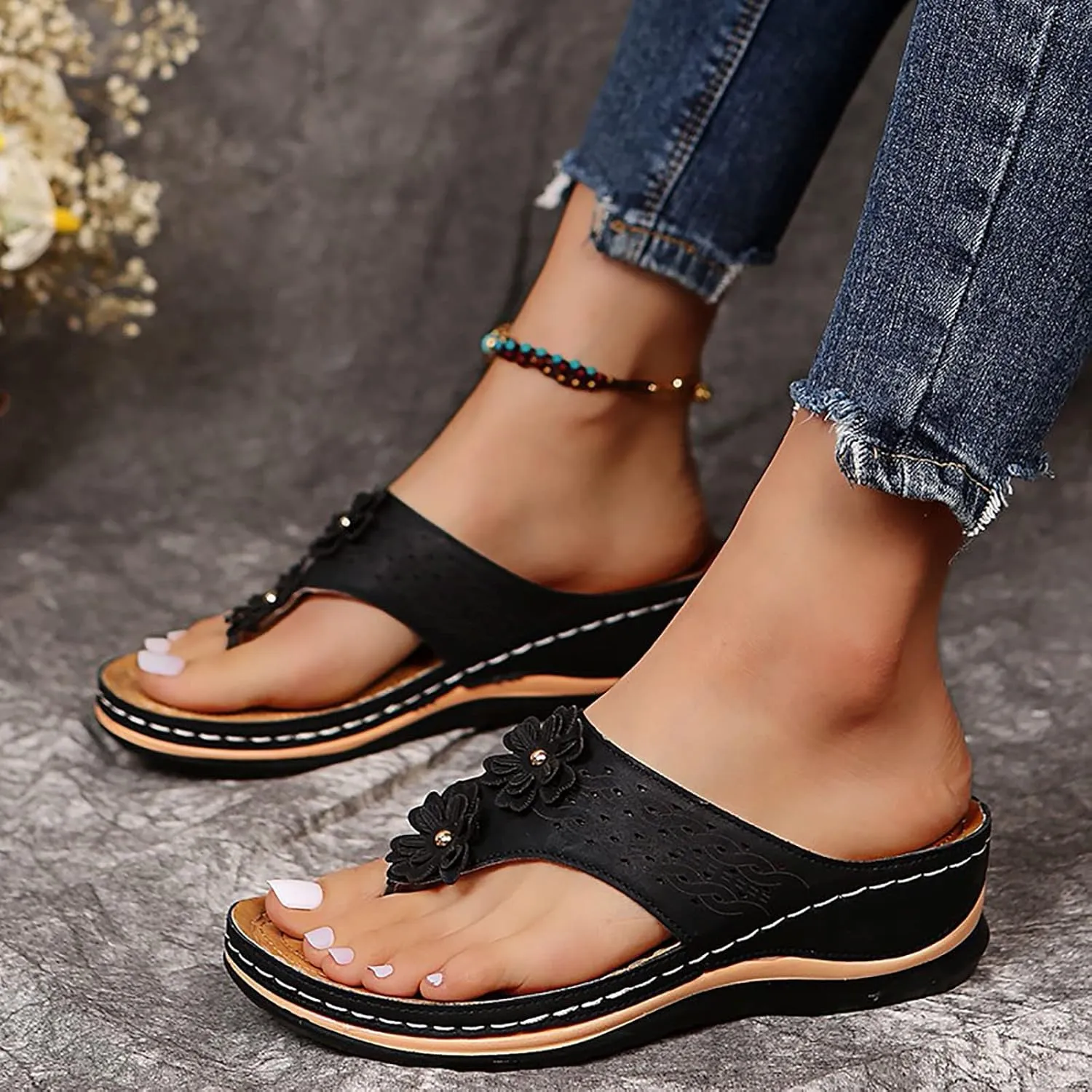 Women Wedge Sandals Dressy Orthopedic Sandals for Women Soft Women's Sandal Dressy Summer Shoes for Womens 2025