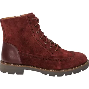 Women's Aetrex Margot Dark Red Suede