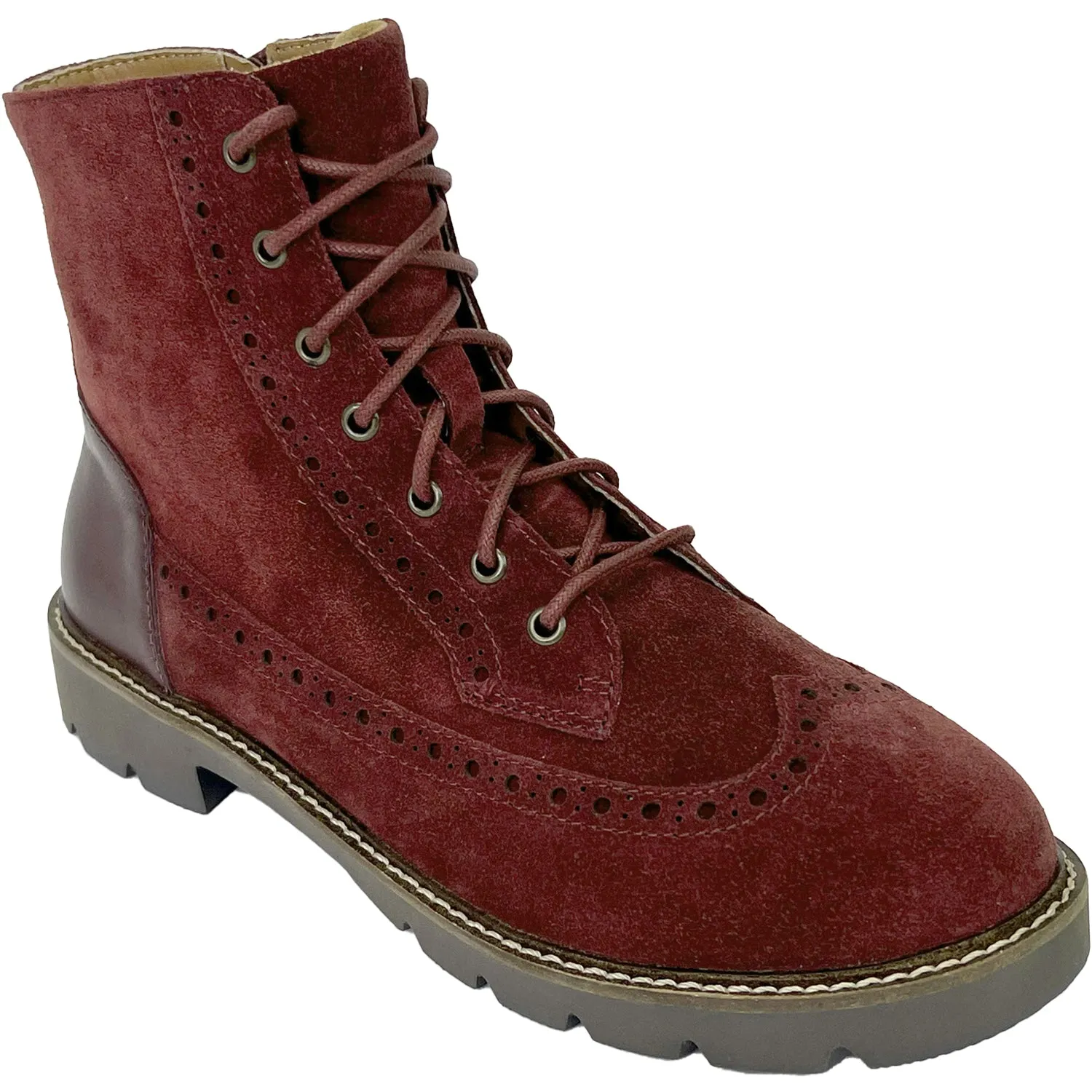 Women's Aetrex Margot Dark Red Suede