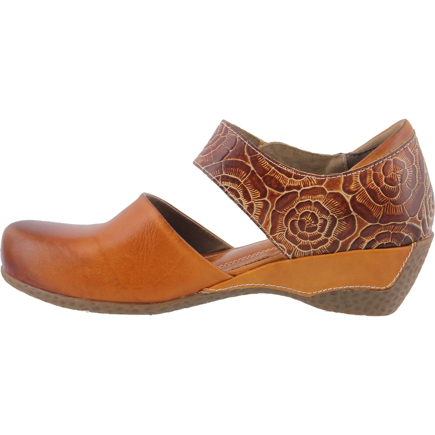 Women's L'Artiste by Spring Step Gloss-Pansy Camel Leather