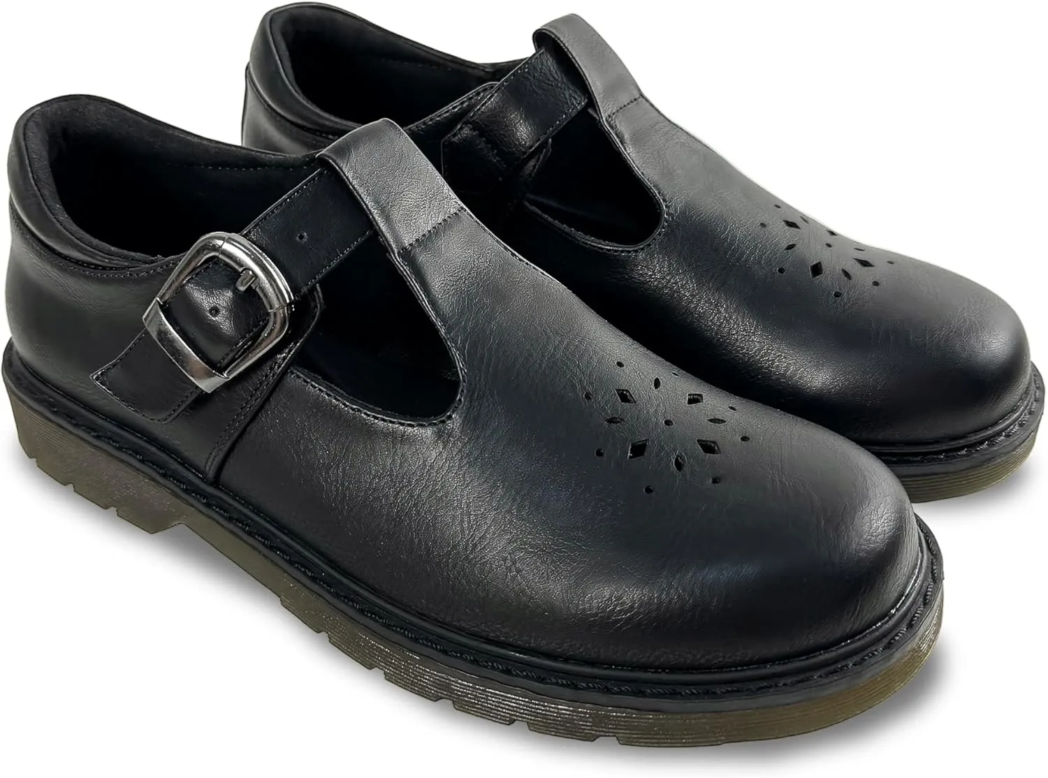 Women's Mary Jane Shoes ?C Classic Black Oxford Shoes with T-Strap Design | Comfortable & Stylish Mary Janes for Women | Casual & Dressy T-Strap Mary Jane Flats